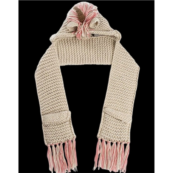 UNICORN HOOD SCARF - Picture 1 of 12